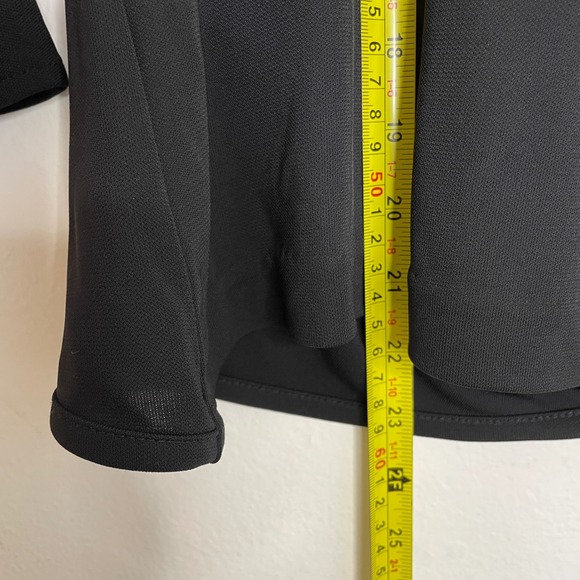 Kate Hill Womens Black Wrap Top with Tie Size Petite Medium - Picture 6 of 7